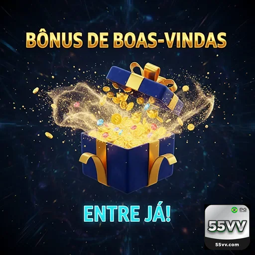 Imagem promocional destacando bónus de boas-vindas para casino