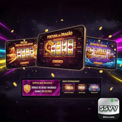 Imagem do site 55vv mostrando uma página inicial moderna e atraente com foco em inovação e tecnologia.